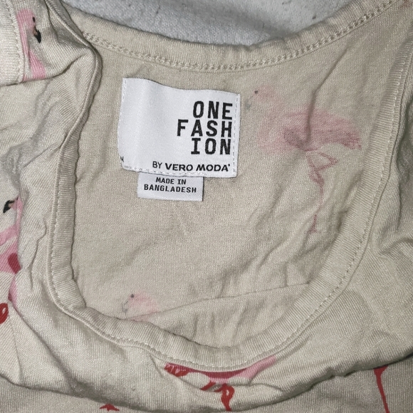 Flamingo Shorts Romper - Picture 2 of 2